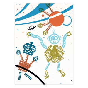 DJ08740 Set de stampile Roboți 