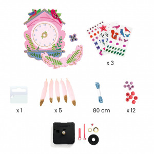 DJ07979-Activitate creativa DIY Ceas de perete, Djeco