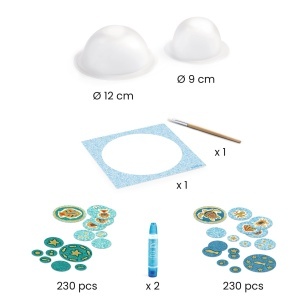 kit de creatie cu toate materialele necesare incluse