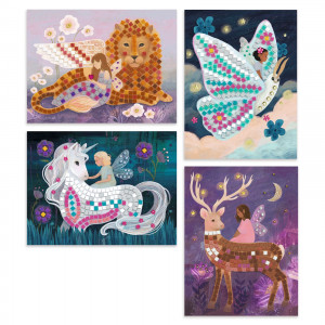 DJ09426-4 planse mozaic Unicornul fermecat, Djeco