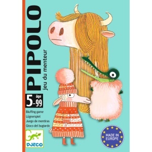 DJ05108-Cartii de joc cu animale imbracate,cu pene, blanoase sau goale Pipolo, Djeco