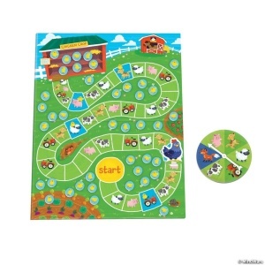 Tabla de joc si ruleta joc de cooperare Count your chickens
