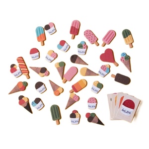 Ambalaj colorat și compact pentru jocul Gelato