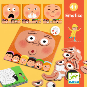 DJ08196-Joc magnetic educativ pentru emoții Emotico, Djeco