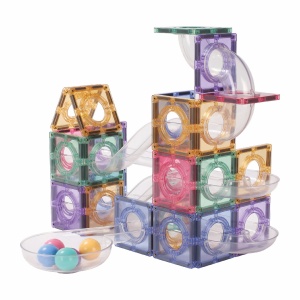CC-1002-Set Creativ Ball Run Pastel - 70 Piese