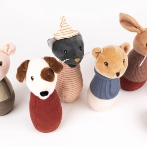 Set 5 popice si minge din textil pentru bebelusi, Egmont toys