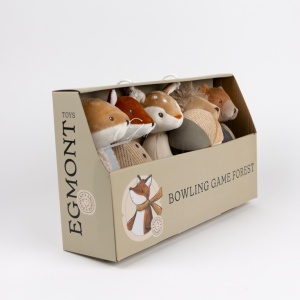 Set bowling pentru copii cu animale din pădure, Egmont Toys