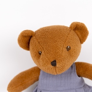 Ursulet de plus cu rochie de bumbac detasabila, Egmont Toys