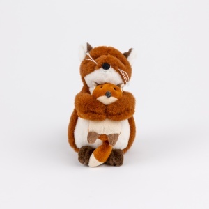 Jucarie de plus Vulpita cu pui, Egmont Toys