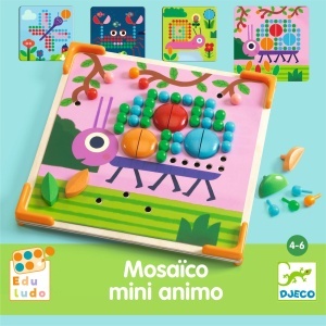 Mozaic mini animale pentru copii +4 ani, Djeco