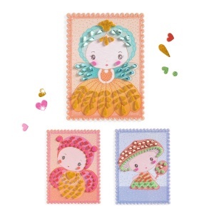 DJ06983 Set creativ Tinyly - Stella,Minico si Mushy cu mozaic decorativ.