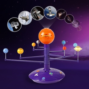 Kit STEM Sistemul solar 3D cu proiector si redare vocala, TopBright Toys