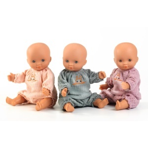 Păpușă bebelus din colectia POMEAcu cap si corp din vinil, 20 cm