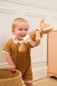 Elephant Ollie – jucărie de pluș moale, elefant blând pentru copii