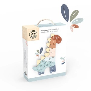 Set complet litere alfabet și personaje dinozauri – design multicolor