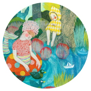 DJ07618-Detaliu Puzzle Petrecere la rau, Djeco