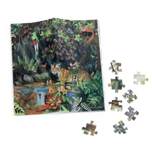 MR_Puzzle Panoramic În Pădurea Tropicală 350 Piese | Moulin Roty
