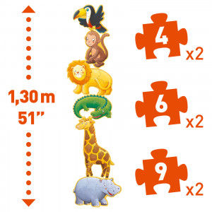 DJ07114-Puzzle piramida, Djeco