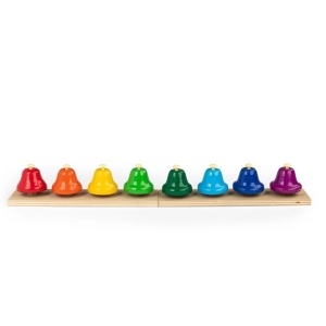 Set de 8 clopoței muzicali Moulin Roty Popipop – multicolor
