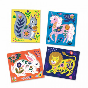 DJ09475-Colaj cu margele Animale si flori, Djeco