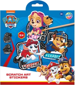 Set creativ de razuit Abtibilduri cu Paw Patrol, Patrula Catelusilor