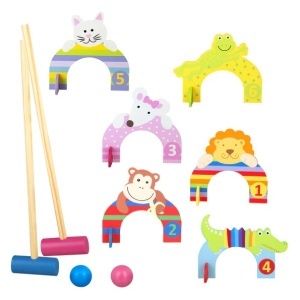 Set crocket pentru copii din lemn FSC®