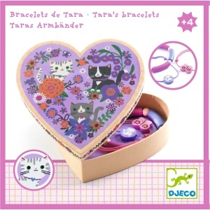 Set cadou pentru fetițe – brățări și cutie inimă