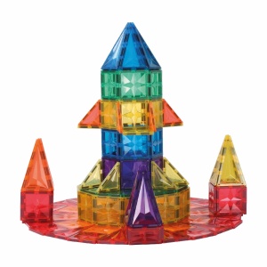Set de construcție magnetic Inventiv 110 piese – jucărie creativă pentru copii