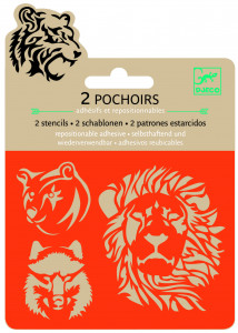 DJ09745-Set sabloane Animale salbatice, Djec