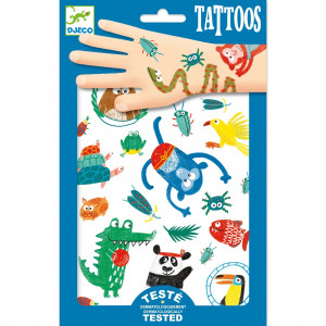 DJ09576-Tatuaje Animale amuzante, Djeco