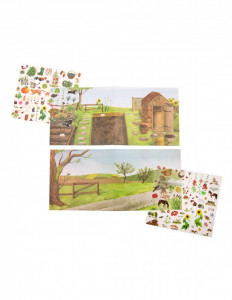 712428 Set decalcomanii Gradina Moulin Roty