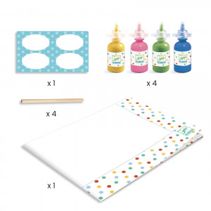 DJ09689-Atelier creativ cu buline Pointillisme, Djeco