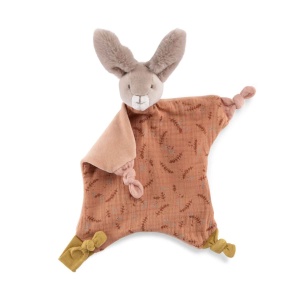 MR_678016 Comforter, jucarie bebe senzoriala Iepuras argila, Moulin Roty