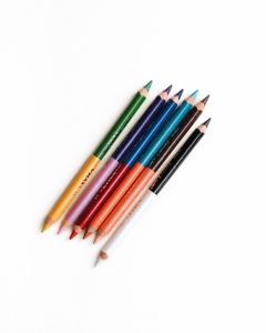 creioane colorate Lyra jumbo triunghiulare duo