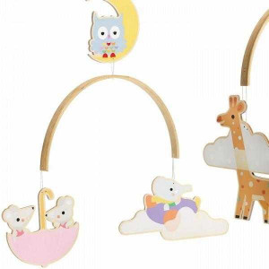 DD04388-Detaliu decoratie mobila din lemn pentru camera copilului Animalute, Djeco