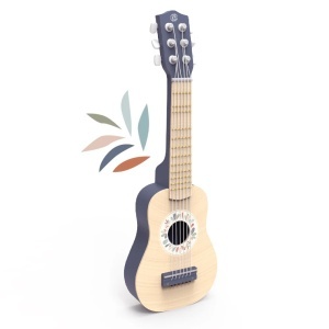 Instrument muzical pentru copii, chitară din lemn cu 6 corzi