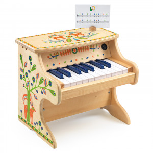 DJ06006 - Pian electronic cu partituri incluse pentru învățare, Djeco