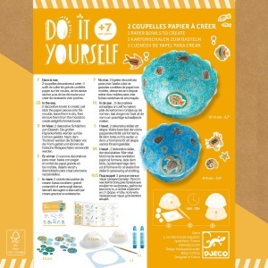 Set art & kraft de creat 2 boluri cu decoratii marine
