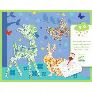 DJ09686-Atelier creativ pictura cu bile din sticla Animale, Djeco
