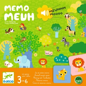 DJ08482-Joc de memorie cu sunete Memo Meuh, Djeco
