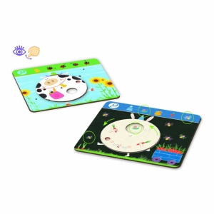 Djeco Obs Funny – joc interactiv pentru copii mici cu animale haioase