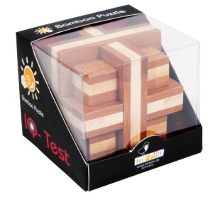 Fr_17457-Test IQ Puzzle 3D din lemn de bambus 