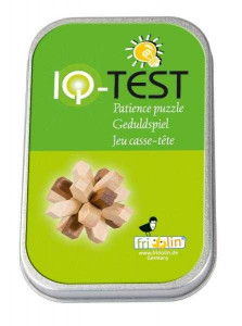 Fr_17321-Test IQ Puzzle 3D din lemn de bambus, Fridolin 