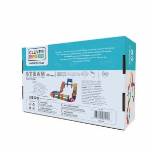 Cleverclixx Traseu de curse 65 piese – jucărie creativă pentru copii