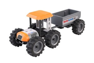 576107 Kit STEM Tractor de asamblat si manevrat, Fischertechnik