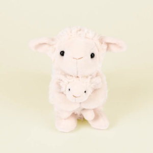 Set de jucării de pluș Lamb Baby – companion blând pentru copii