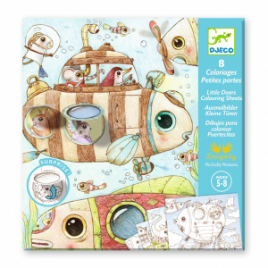 DJ09684 Joc creativ de colorat cu surprize Djeco