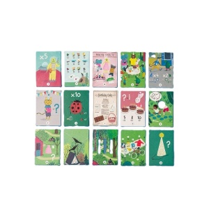 Carduri de deducție incluse în puzzle pentru copii