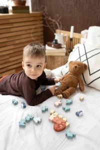 Puzzle ABC Dino – dezvoltare motrică și alfabetizare