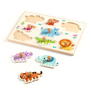 Puzzle pentru copii 12 luni plus cu butoni mari